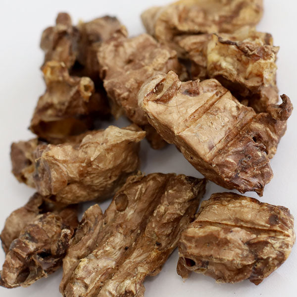 Close up of Beef puff treats 